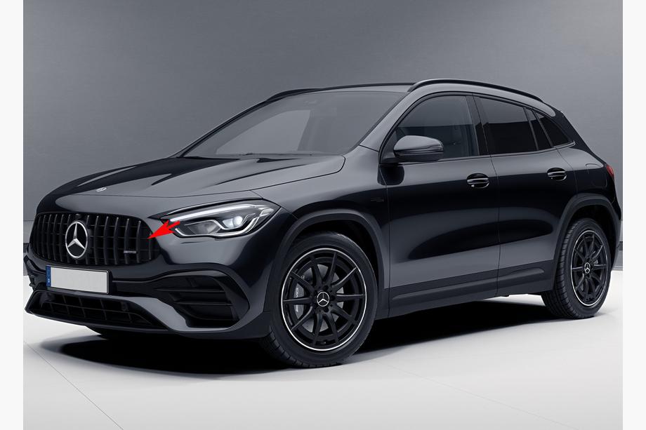 Mercedes GLA H247 2020- Frontgrill Panamericana GT (für AMG Line) Mit Kameravorbereitung Foto 5