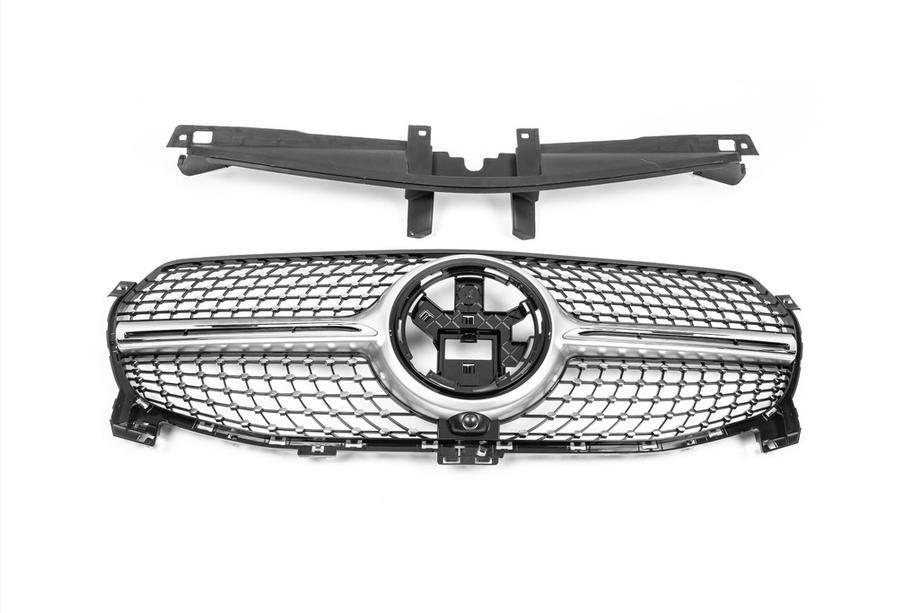 Mercedes GLE W167 2018- Kühlergrill vorne Diamond Silver (für Base 2018-2023) Image