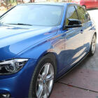 BMW 3 Series F30/F31 2012-2019 Schwellerabdeckungen EuroCap (für M-Sport Schweller, Schwarz Hochglanz) Foto 8