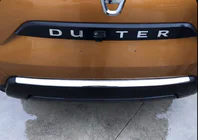 Dacia Duster 2018-2024 Heckstoßstangenschutz Carmos V2 Edelstahl Foto 1