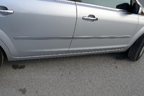 Ford C-Max 2004-2010 Türleisten Edelstahl (4 Stk) Carmos - Türkischer Edelstahl Foto 1
