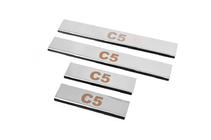 Citroen C-5 2008-2017 Einstiegsleisten Carmos V1 (4 Stk, Edelstahl) Foto 2