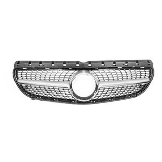 Frontgrill Diamond Silber (2015-2018) Mercedes B-class W246 2011-2018 Foto 2