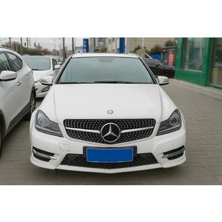Frontgrill Diamond Silber Mercedes C-class W204 2007-2015 Foto 4