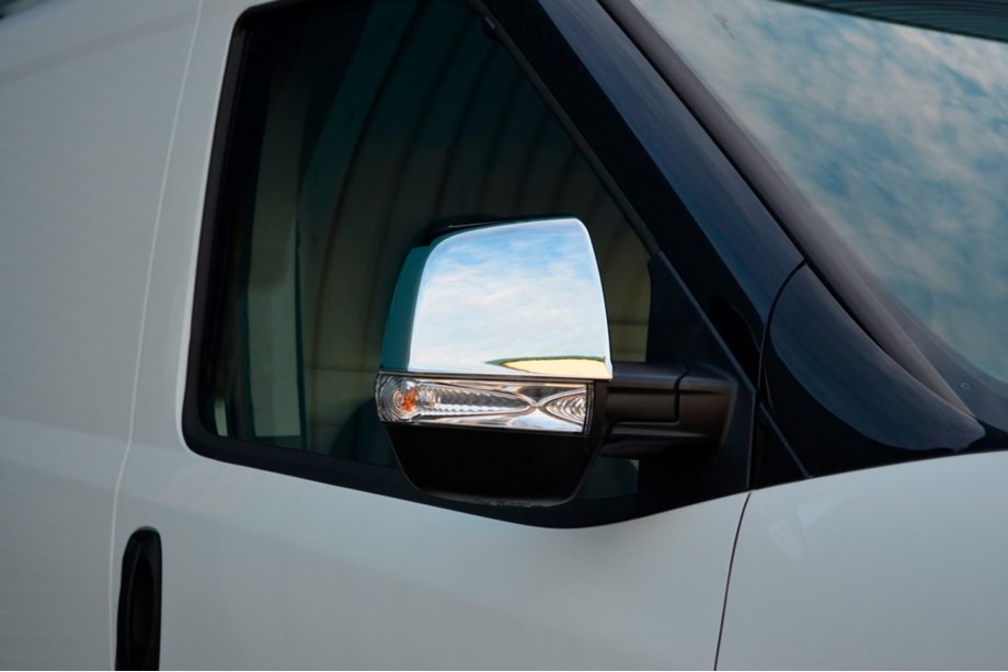 Opel Combo 2012-2018 Spiegelabdeckungen (2 Stk, Edelstahl) OmsaLine - Italienischer Edelstahl Image