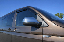 Volkswagen T6 2015-2024 Spiegelabdeckungen (2 Stk, Edelstahl) OmsaLine - Italienischer Edelstahl Foto 1