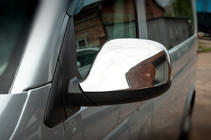 Volkswagen T6 2015-2024 Spiegelabdeckungen (2 Stk, Edelstahl) OmsaLine - Italienischer Edelstahl Foto 3