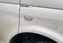 Volkswagen T5 Transporter 2003-2010 Chrom Blenden für Blinker OmsaLine (2 Stk, Edelstahl) Foto 3