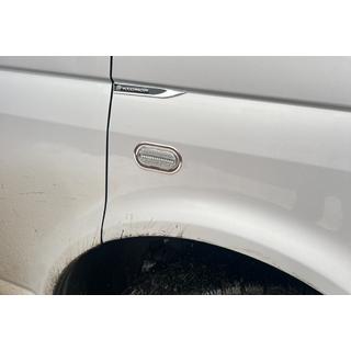 Chrom Blenden für Blinker OmsaLine (2 Stk, Edelstahl) Volkswagen T5 Transporter 2003-2010 Foto 3