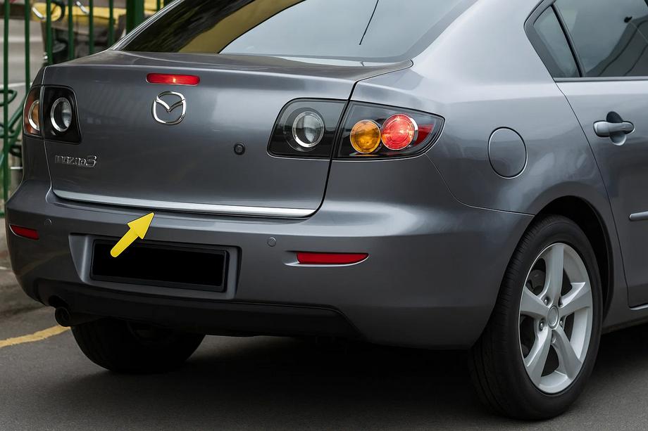 Mazda 3 2003-2009 Kofferraumleiste SD Edelstahl Image
