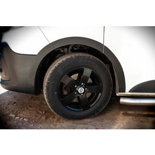Kotflügelverbreiterungen (6 Stk, schwarz, ABS) Nissan NV300/Primastar 2016- Foto 1