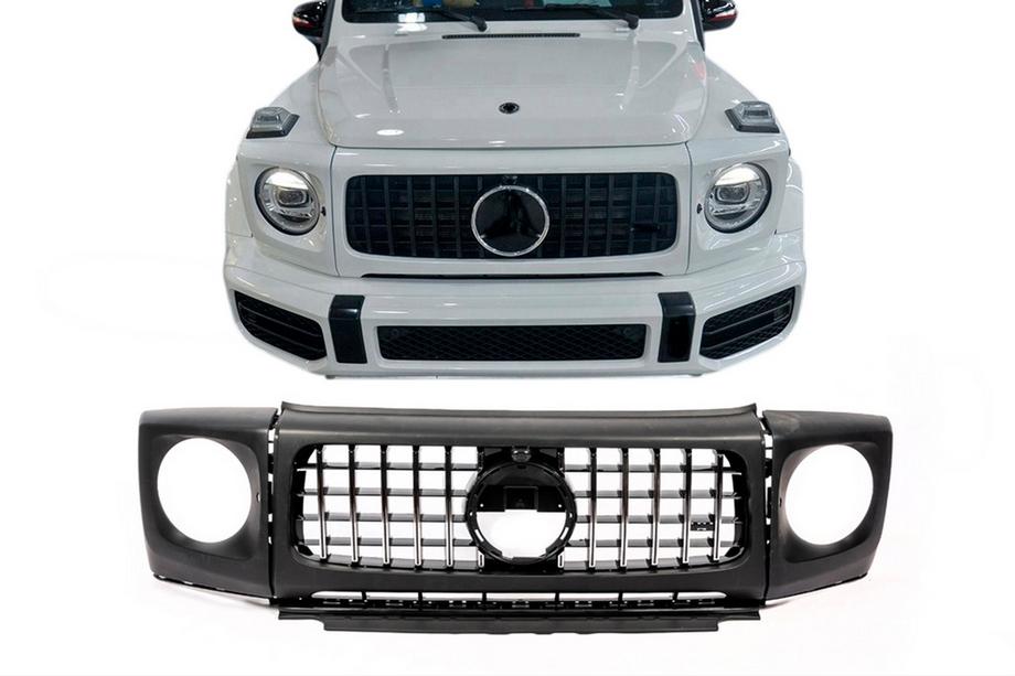 Mercedes G class W463 2018-2024 Kühlergrill und Scheinwerferabdeckungen G63 Foto 1