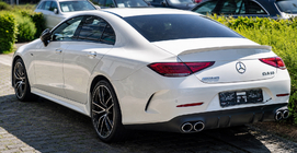 Mercedes CLS C257 2018- Heckdiffusor mit Endrohren (Design GT53) Foto 1