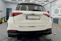 Mercedes GLE W167 2018- Heckdiffusor mit Endrohrblenden GLE63 Black (2018-2026) Foto 4