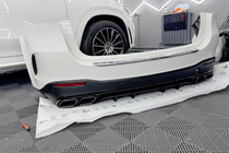 Mercedes GLE W167 2018- Heckdiffusor mit Endrohrblenden GLE63 Black (2018-2026) Foto 3