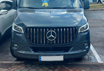 Mercedes Sprinter W907/W910 2018- Frontgrill Panamericana GT Chrom Premium V1 Foto 7