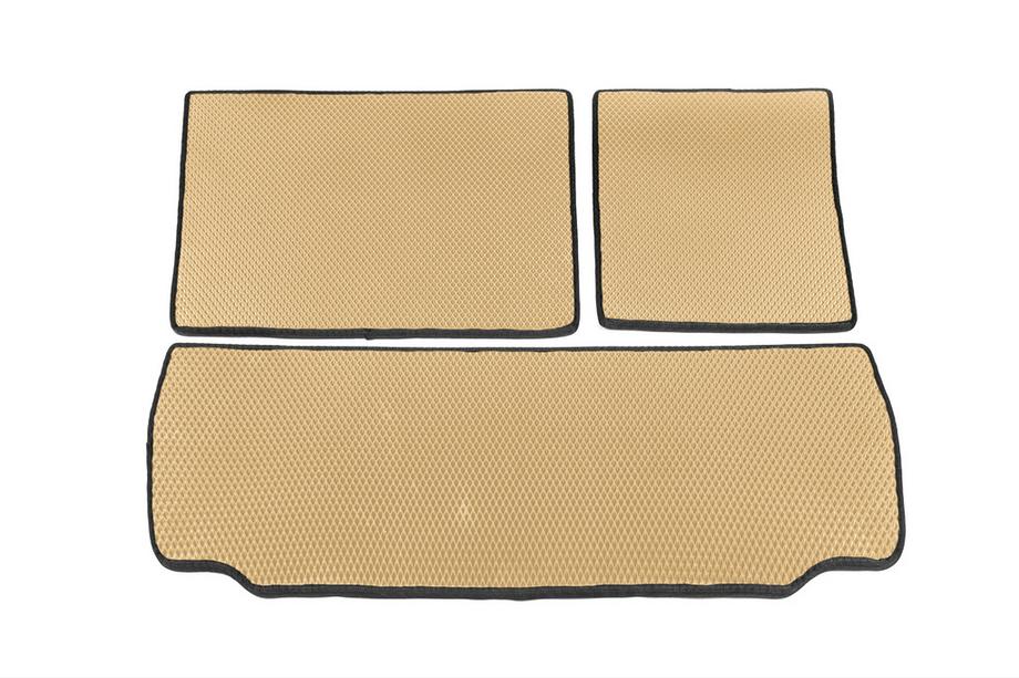 Toyota Sequoia 2007-2022 Kofferraummatten (EVA, beige) Image