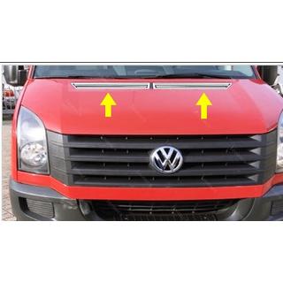 Motorhaubenabdeckung (2 Stk, Edelstahl) Volkswagen Crafter 2006-2016 Foto 1