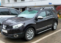 Nissan Qashqai 2010-2014 Türleisten Carmos (4 Stk, Edelstahl) Carmos, +2 (lang) Foto 3