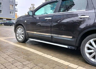 Nissan Qashqai 2010-2014 Türleisten Carmos (4 Stk, Edelstahl) Carmos, +2 (lang) Foto 4