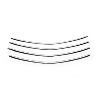 Grill Blenden Carmos Edelstahl Opel Vivaro 2015-2019 Foto 2