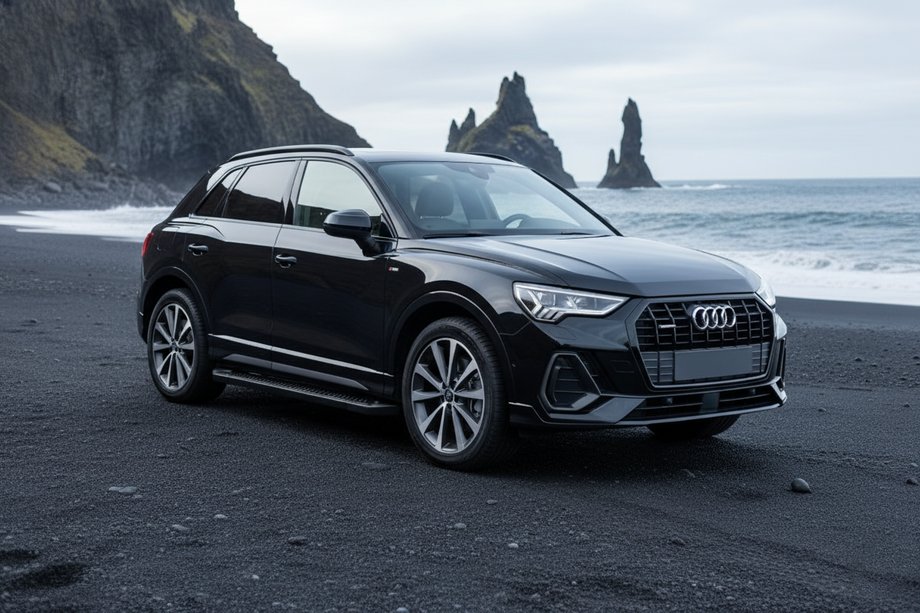 Audi Q3 2019–2025 Trittbretter Allmond Black (2 Stk., Aluminium) Image