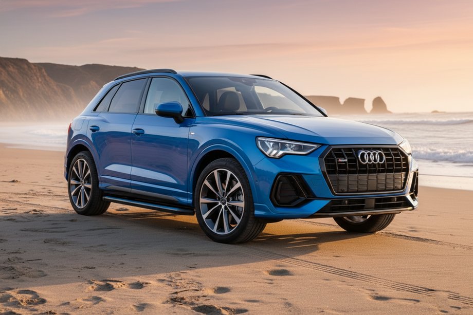 Audi Q3 2019–2025 Seitenschweller Maya Blue (2 Stk., Aluminium) Image