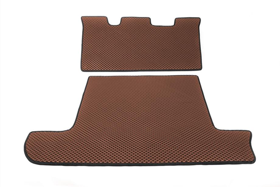 Toyota Land Cruiser 100 1998-2007 Kofferraummatte 2 Stk Ziegelrot (EVA, 7 Sitze) Foto 1