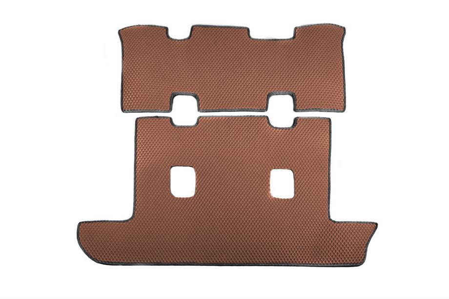Toyota Land Cruiser 100 1998-2007 Kofferraummatte 2 Stk Ziegelrot (EVA, 7 Sitze) Foto 2