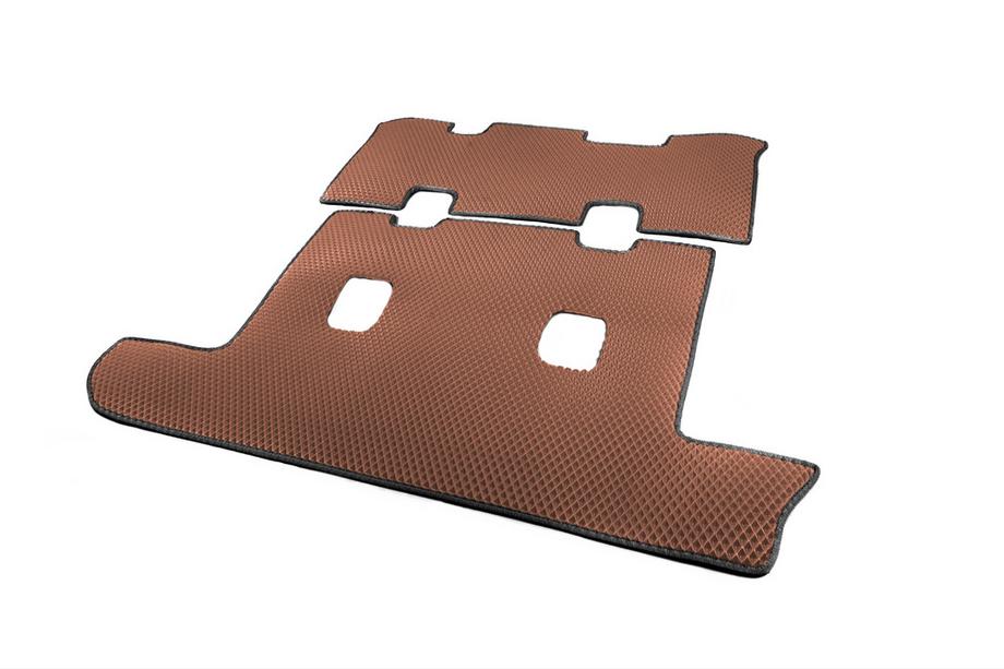 Toyota Land Cruiser 100 1998-2007 Kofferraummatte 2 Stk Ziegelrot (EVA, 7 Sitze) Foto 4