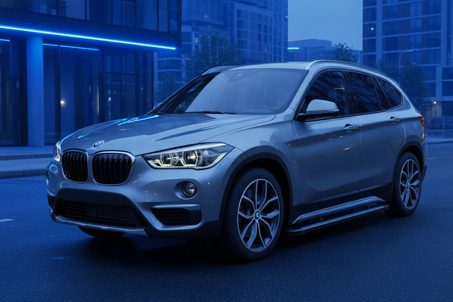 BMW X1 F48 2015-2022 Seitenschweller Maya Blue (2 Stk., Aluminium) Image