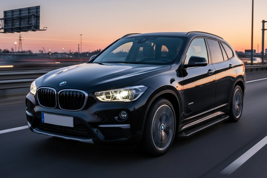 BMW X1 F48 2015-2022 Trittbretter Allmond Black (2 Stk., Aluminium) Image