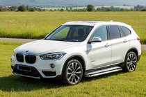 BMW X1 F48 2015-2022 Trittbretter Allmond Grey (2 Stk., Aluminium) Foto 1