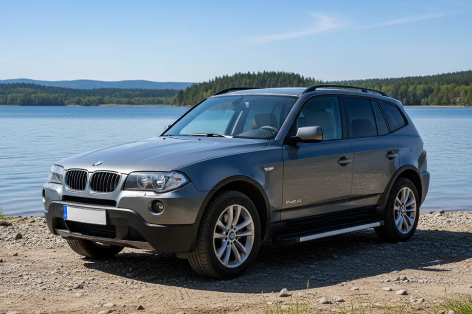 BMW X3 E83 2003-2010 Seitenschweller Maya V1 (2 Stk., Aluminium) Image