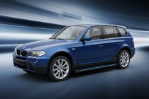 BMW X3 E83 2003-2010 Seitenschweller Maya Blue (2 Stk., Aluminium) Foto 1