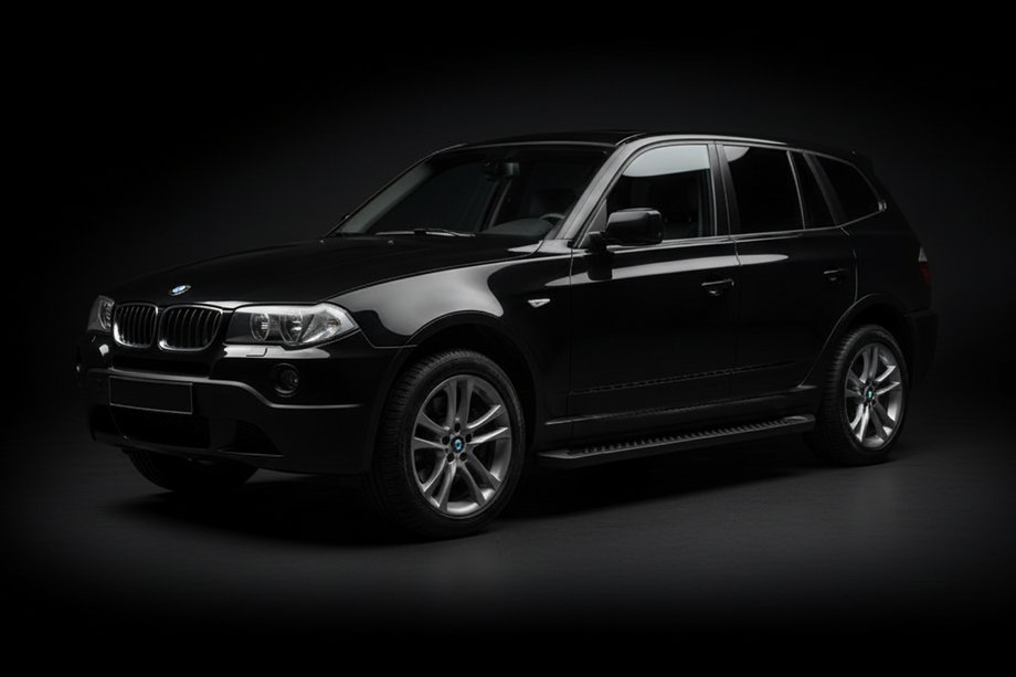 BMW X3 E83 2003-2010 Trittbretter Allmond Black (2 Stk., Aluminium) Image