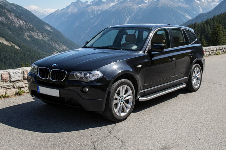 BMW X3 E83 2003-2010 Seitenschweller Tayga Grey (2 Stk., Aluminium) Image
