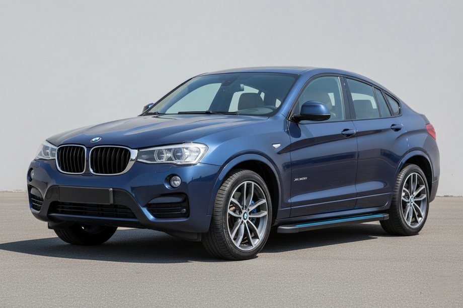 BMW X4 F26 2014-2018 Seitenschweller Maya Blue (2 Stk., Aluminium) Image