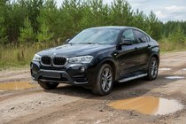 BMW X4 F26 2014-2018 Seitenschweller Mevsim Grey (2 Stk., Aluminium) Foto 1