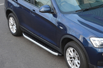 BMW X4 F26 2014-2018 Seitenschweller Fullmond (2 Stk., Aluminium) Foto 1