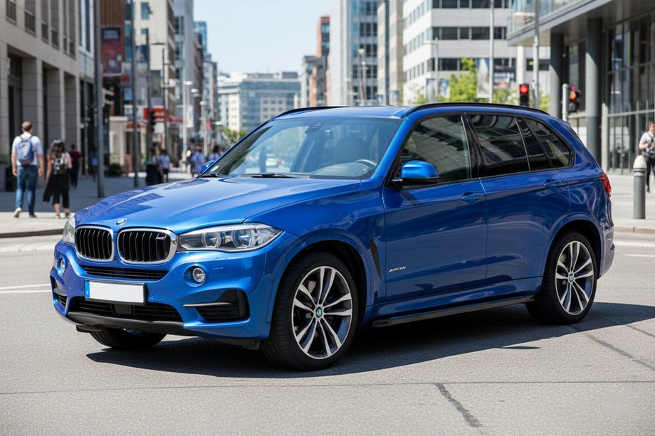 BMW X5 F15 2013-2018 Seitenschweller Maya Blue (2 Stk., Aluminium) Image