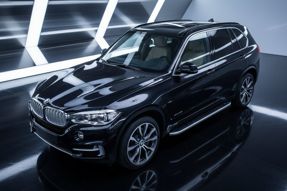 BMW X5 F15 2013-2018 Seitenschweller Tayga Grey (2 Stk., Aluminium) Image