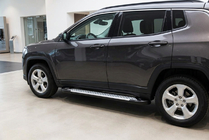 Jeep Compass 2016- Trittbretter Allmond Grey (2 Stk., Aluminium) Foto 1