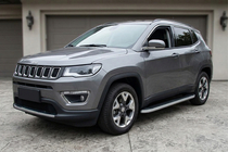Jeep Compass 2016- Seitenschweller Tayga Grey (2 Stk., Aluminium) Foto 1