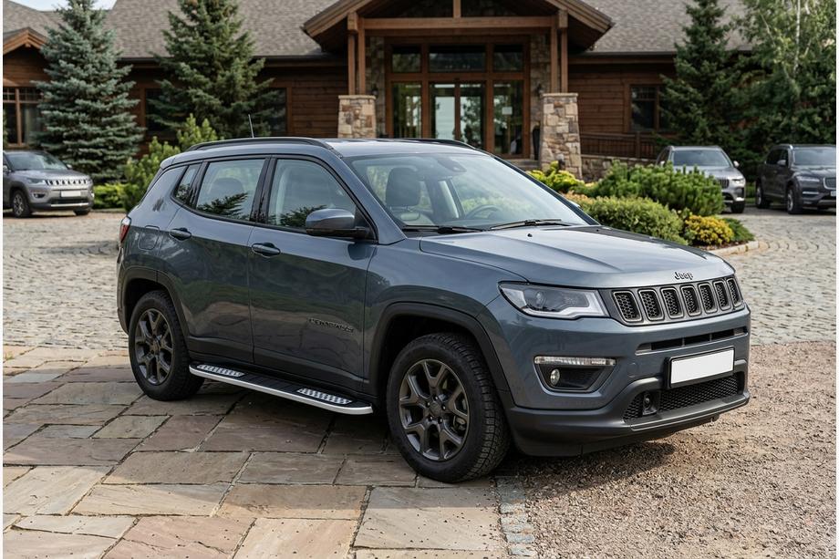 Jeep Compass 2016- Seitenschweller Tayga V2 (2 Stk., Aluminium) Image