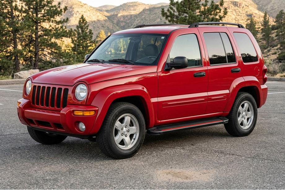Jeep Cherokee/Liberty 2002-2007 Seitenschweller Maya Red (2 Stk., Aluminium) Foto 1
