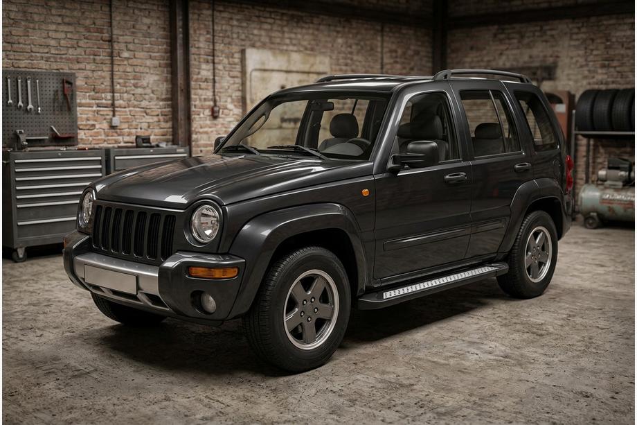 Jeep Cherokee/Liberty 2002-2007 Seitenschweller Vision New Black (2 Stk., Aluminium) Foto 1