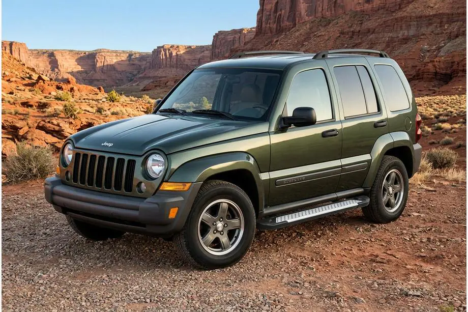 Jeep Cherokee/Liberty 2002-2007 Trittbretter Allmond Grey (2 Stk., Aluminium) Image