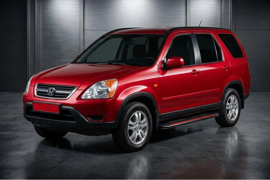Honda CRV 2001-2006 Seitenschweller Maya Red (2 Stk., Aluminium) Image