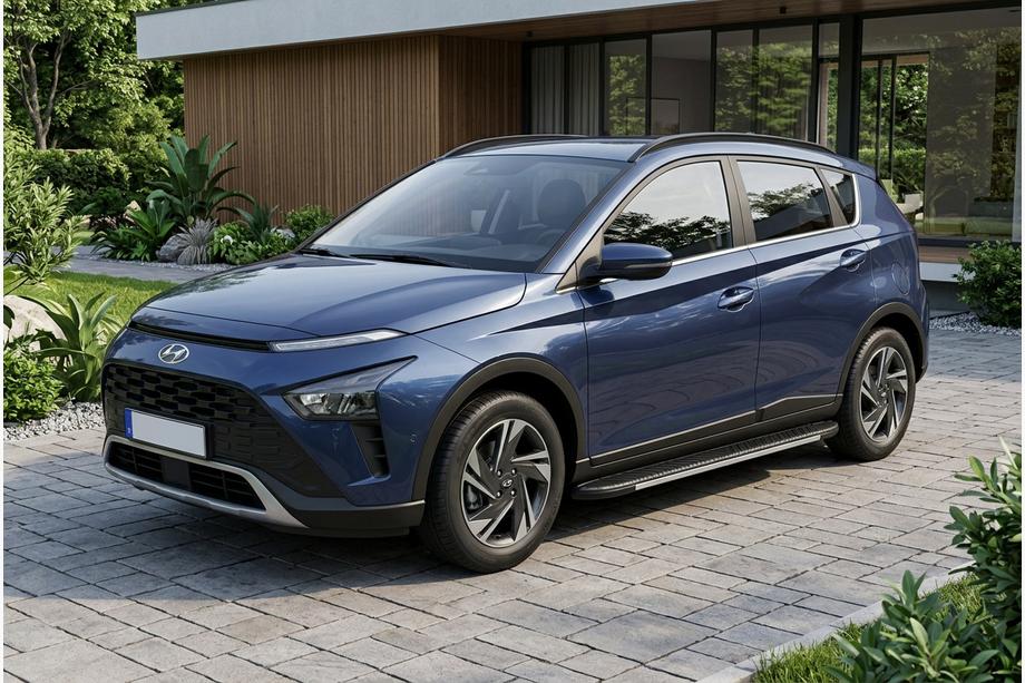 Hyundai Bayon 2021- Seitenschweller Bosphore Grey (2 Stk., Aluminium) Image